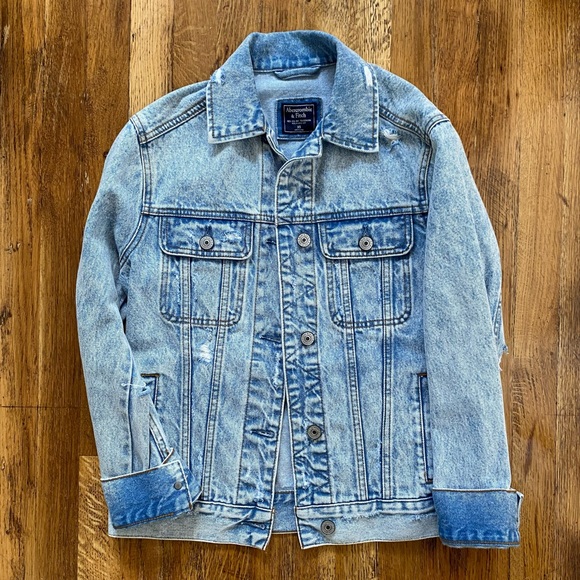 Abercrombie Acid Wash Denim Jacket - Picture 2 of 4